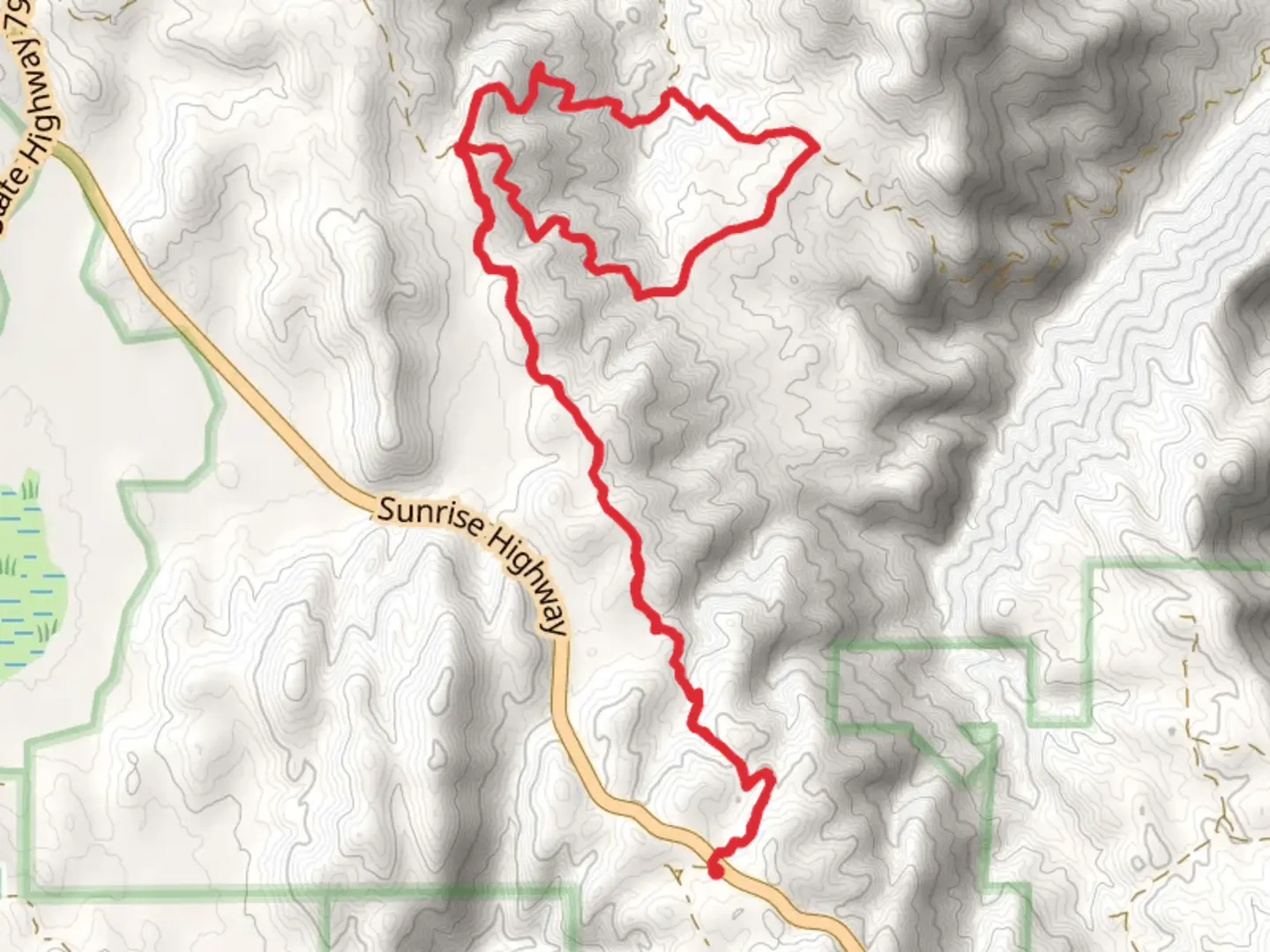 An image depicting the trail Pacific Crest and Mason Valley Loop Trail and its surrounding area.
