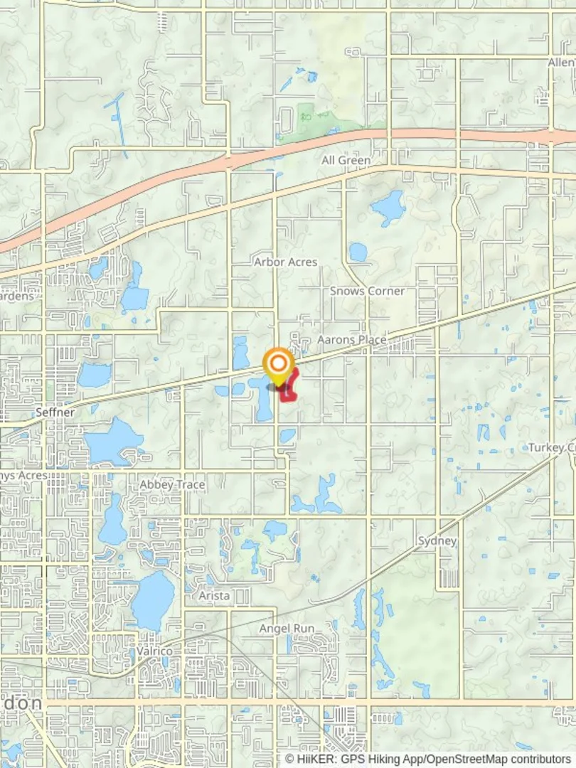 An image depicting the trail Dover Park Loop and its surrounding area.