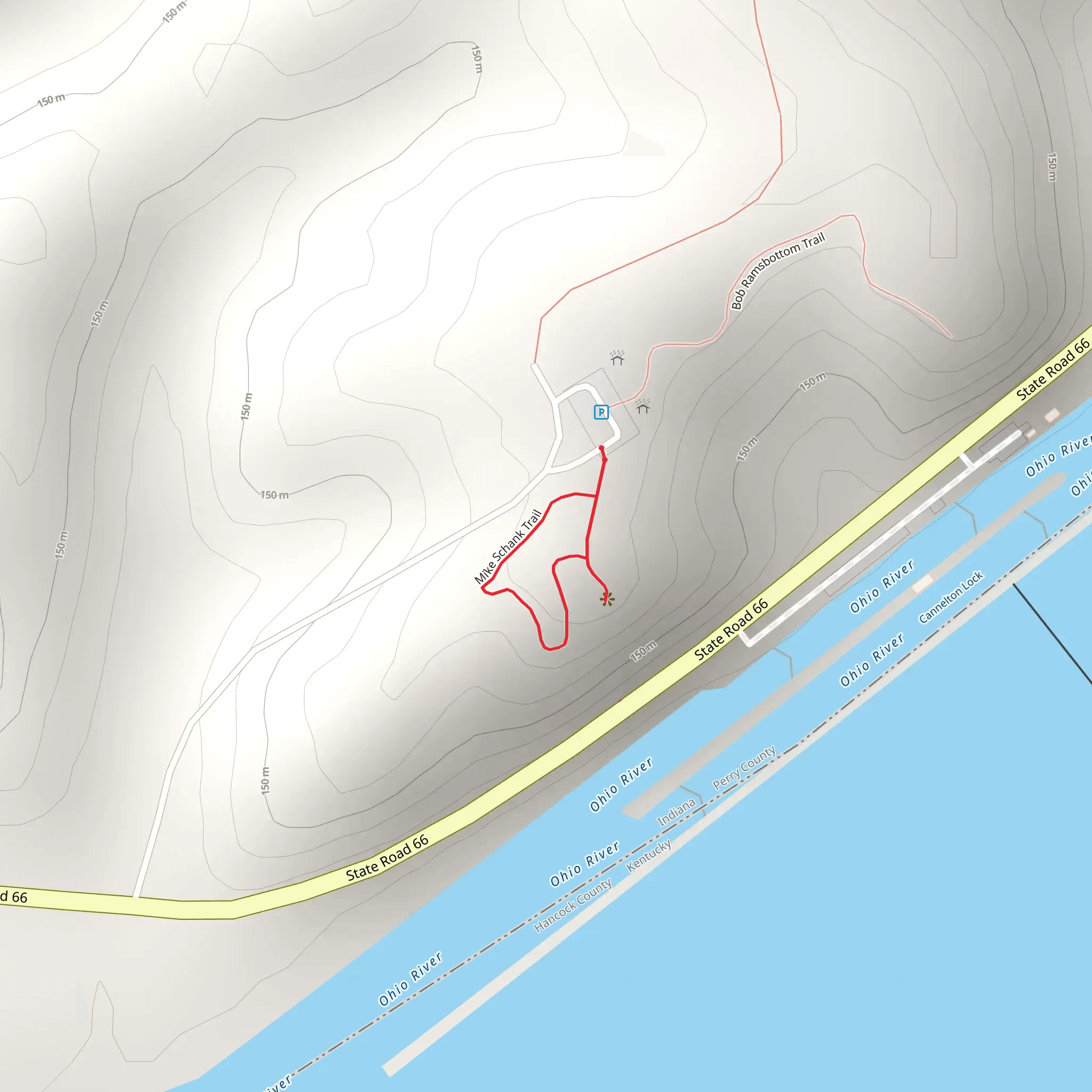 Mike Schank Loop Trail mobile static map