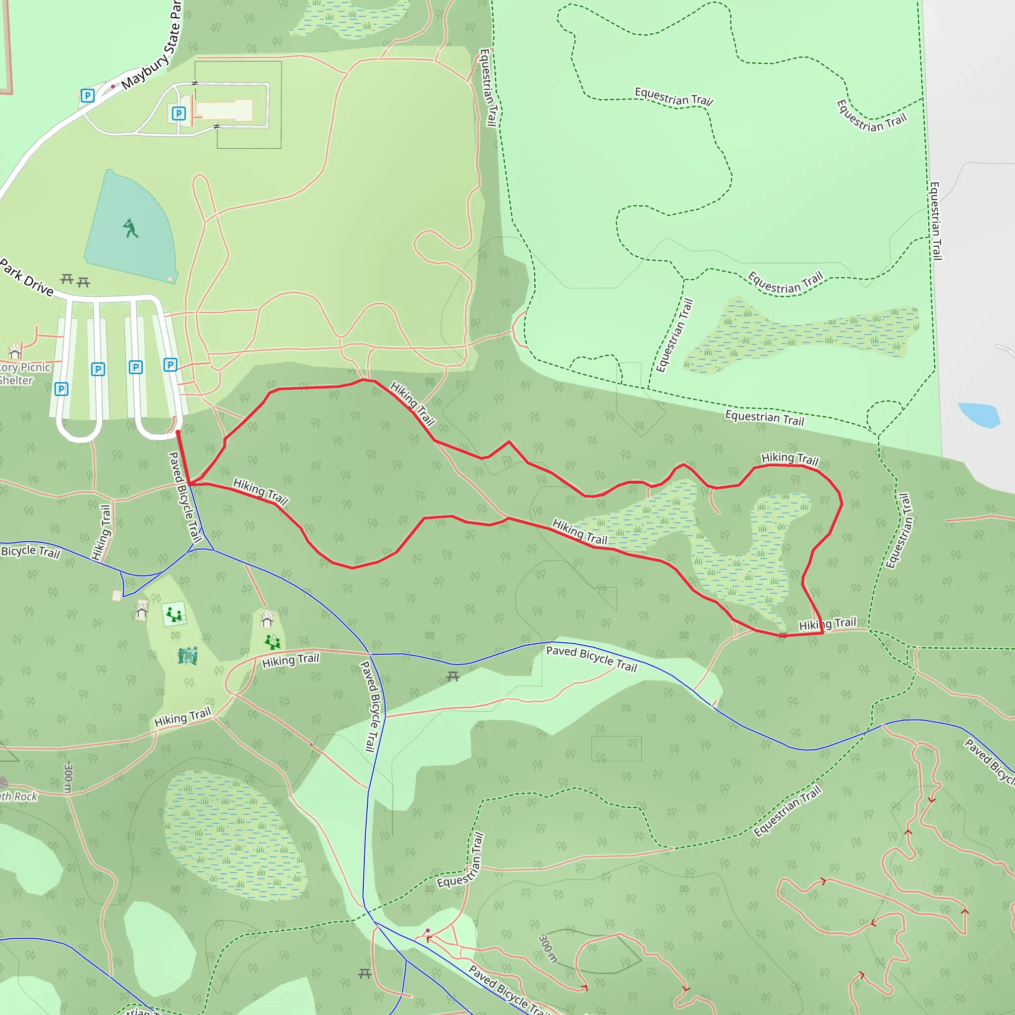 Linking Loop Hiking Trail mobile static map