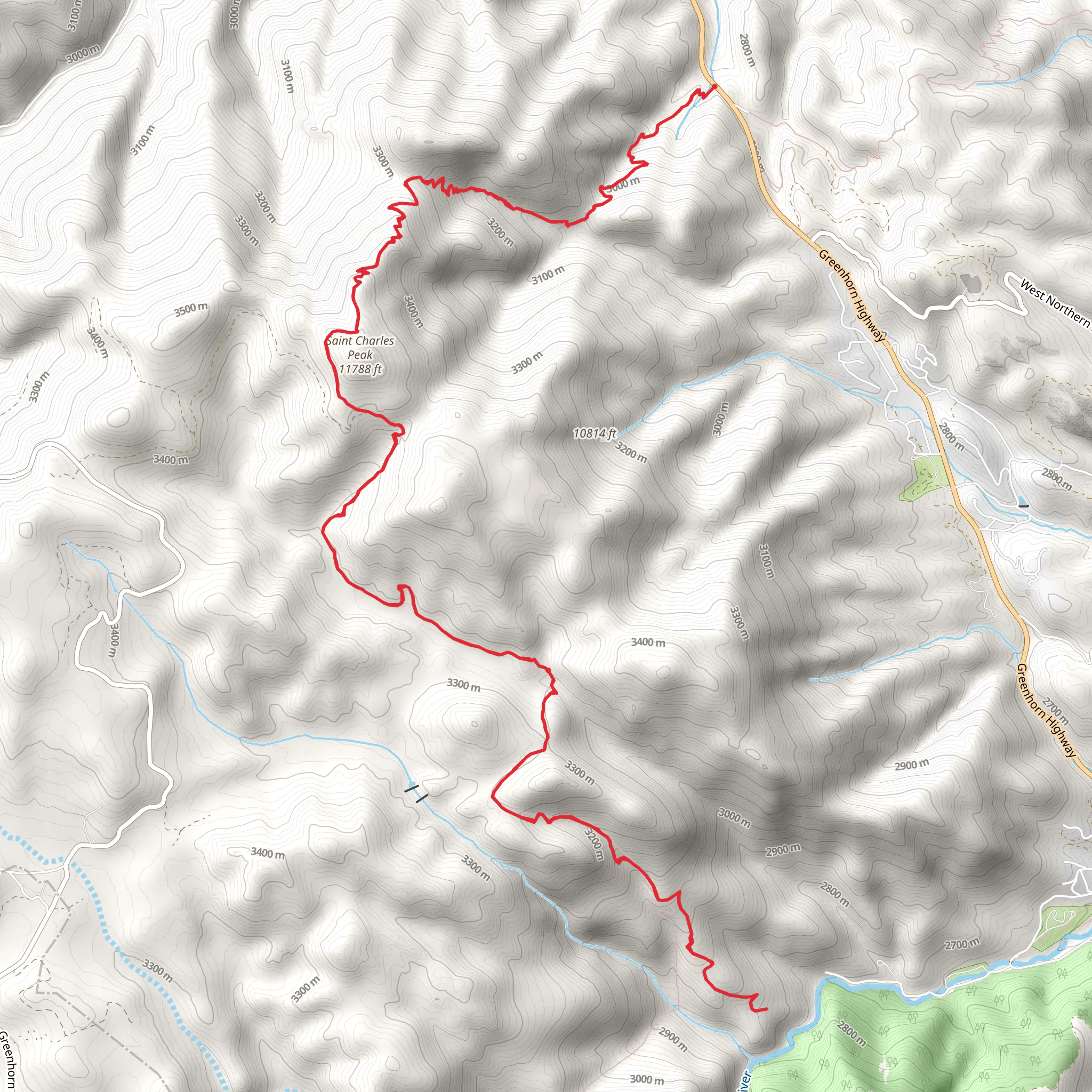 Saint Charles Trail mobile static map