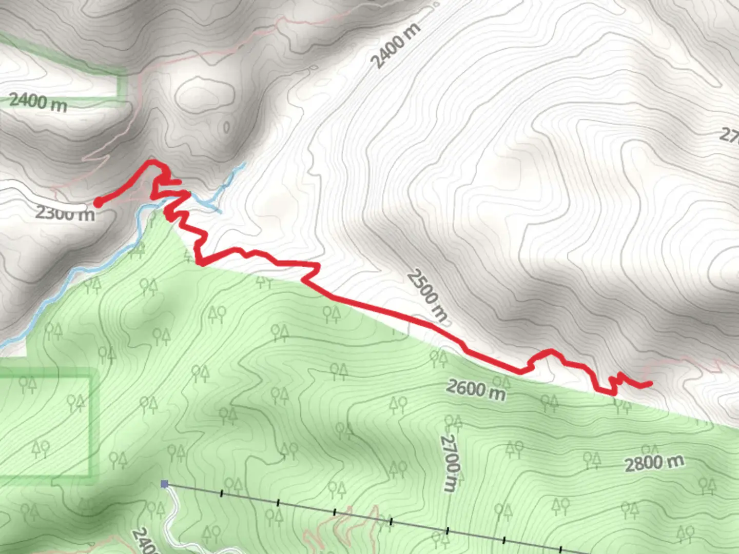 An image depicting the trail Fish Creek Trail Out and Back and its surrounding area.