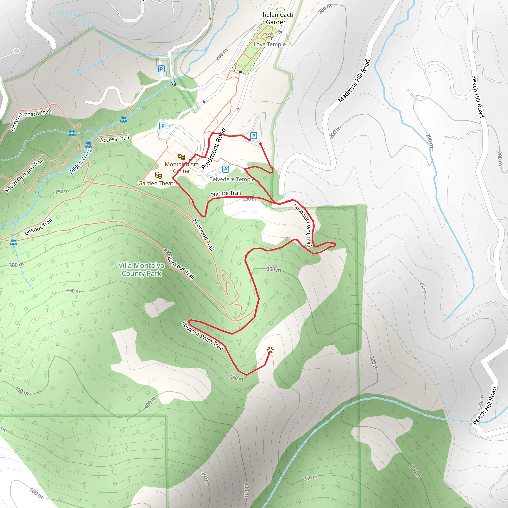 Lookout Point and Nature Trail Loop mobile static map