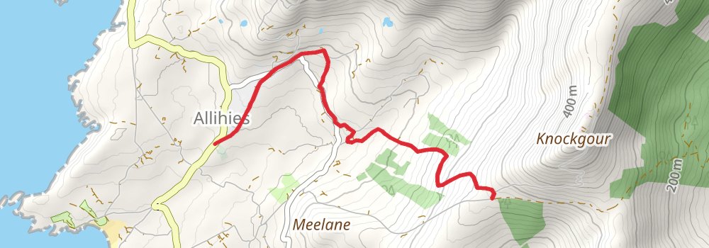 Beara Way 8-Day Gentle Tour (Hillwalk Tours) alt 4 Map