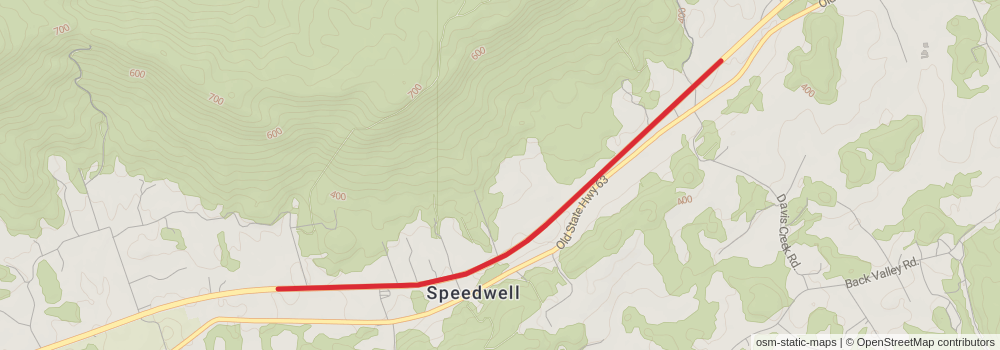 American Perimeter Trail - Southern Appalachian Primary stage 67 Map