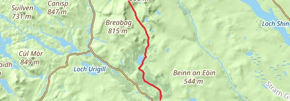 Scottish National Trail stage 41 Map