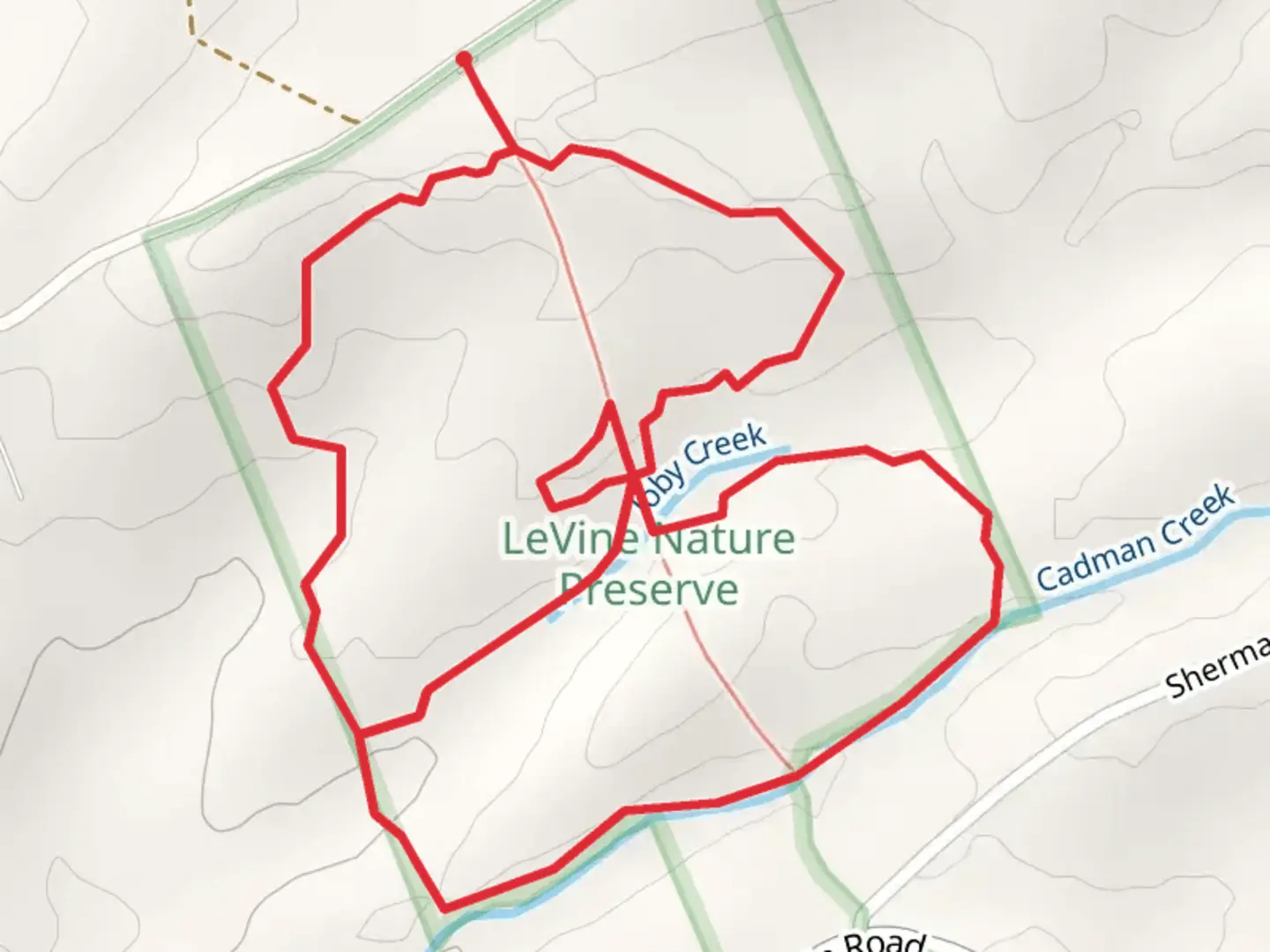 An image depicting the trail Joby Creek Loop Trail and its surrounding area.