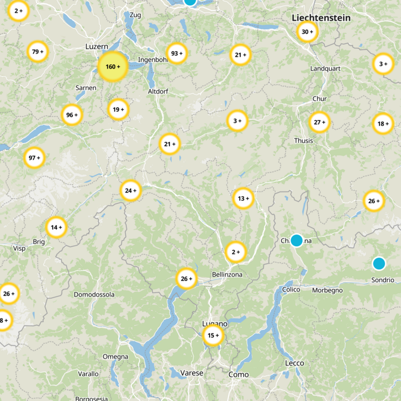 Distretto di Blenio Static Map