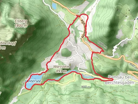 Hintersee via SalzAlpenSteig and Wanderweg