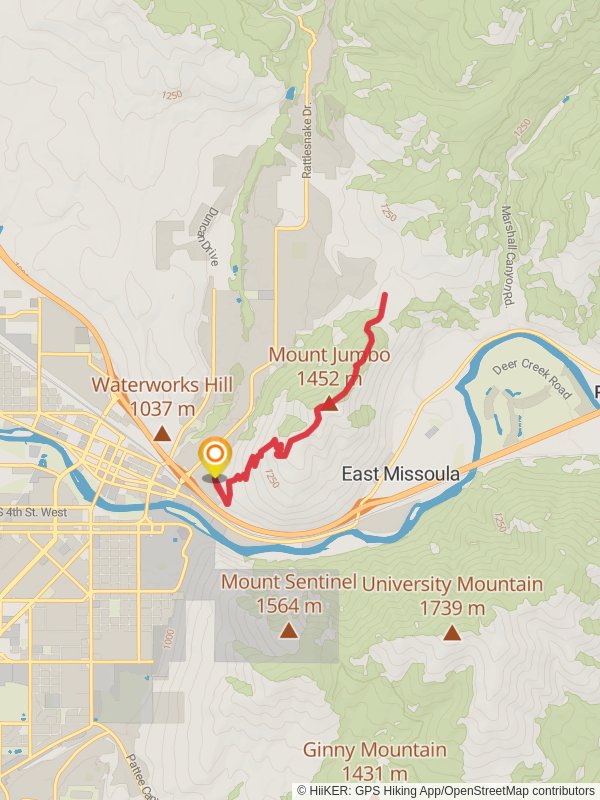 Mount Jumbo via Jumbo Backbone