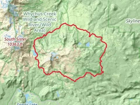 Park Meadow Trail, Broken Top Trail and Metolius-Windigo Loop Trail