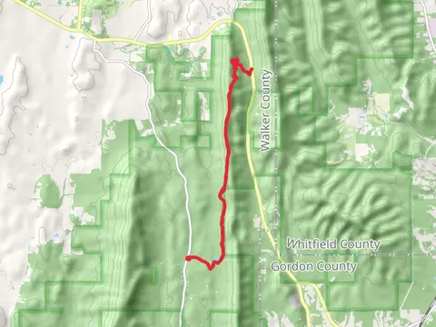 Pinhoti Trail from Pocket Road to Snake Creek Gap