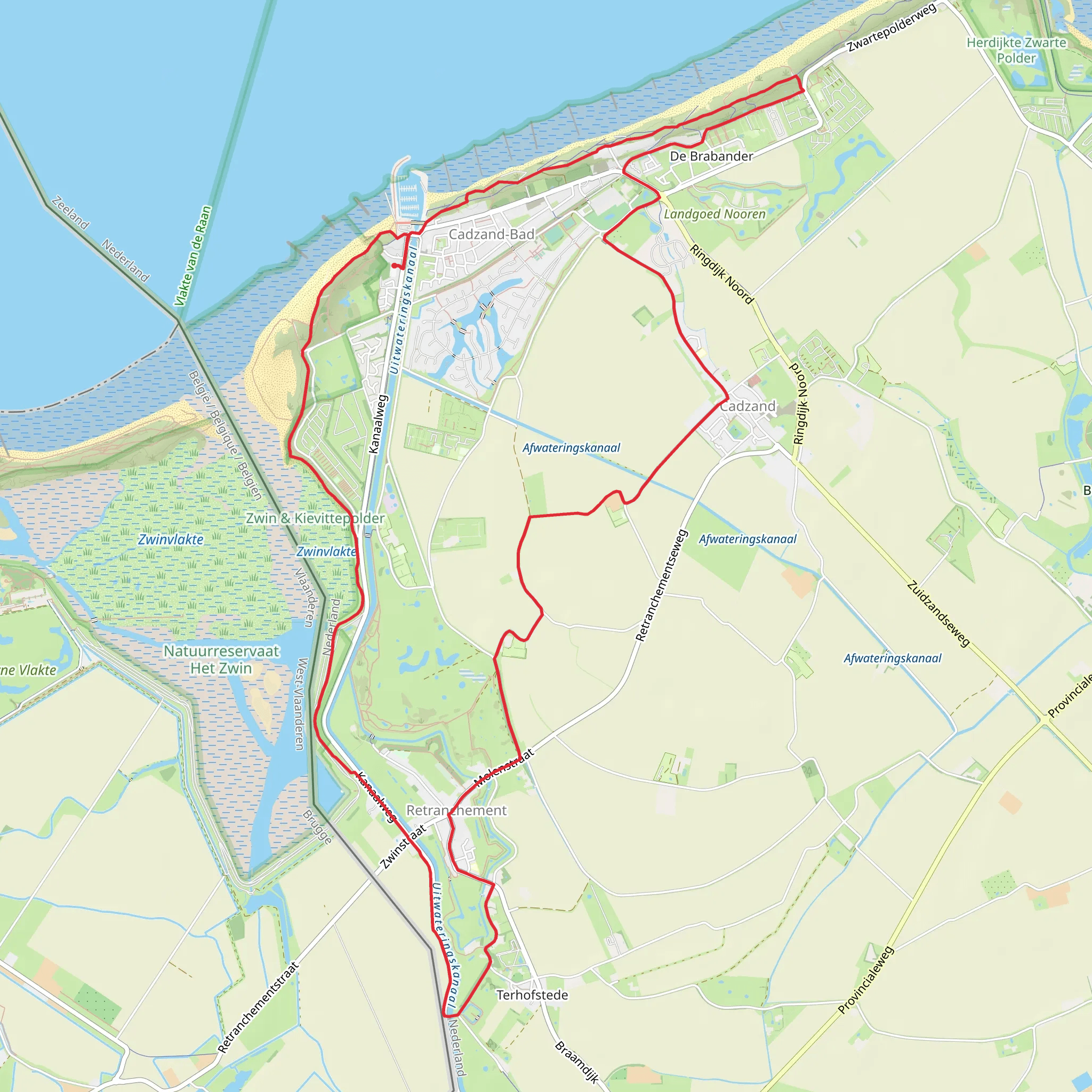 Fort Nassau and Moio Beach Loop mobile static map