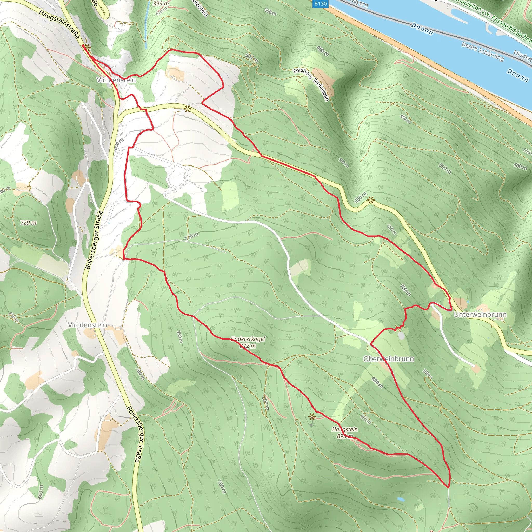 Haugstein Loop mobile static map