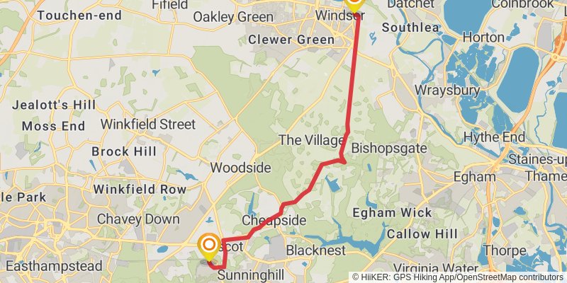 15 Loop Walk from Ascot stage 9 Map