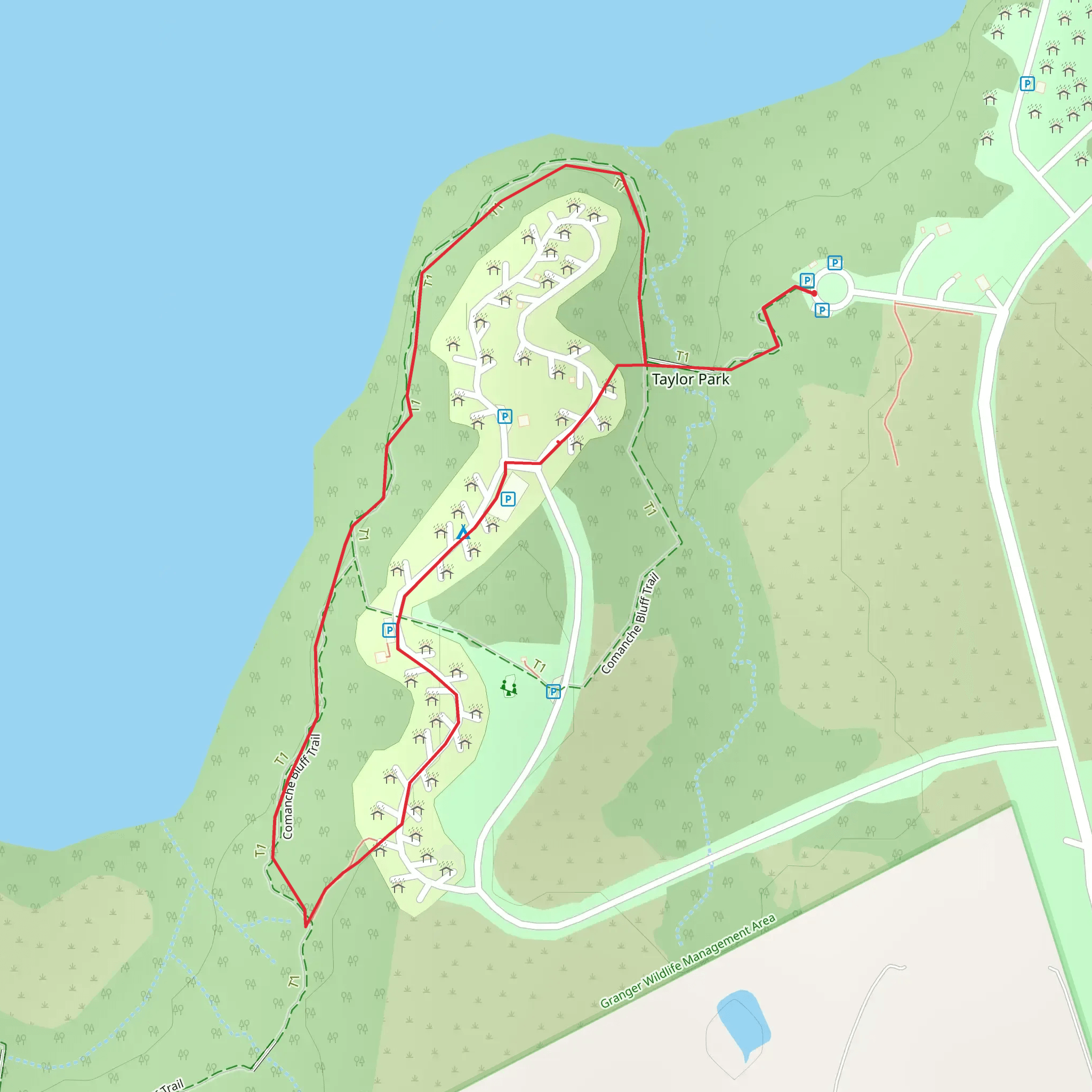 Taylor Park Loop mobile static map