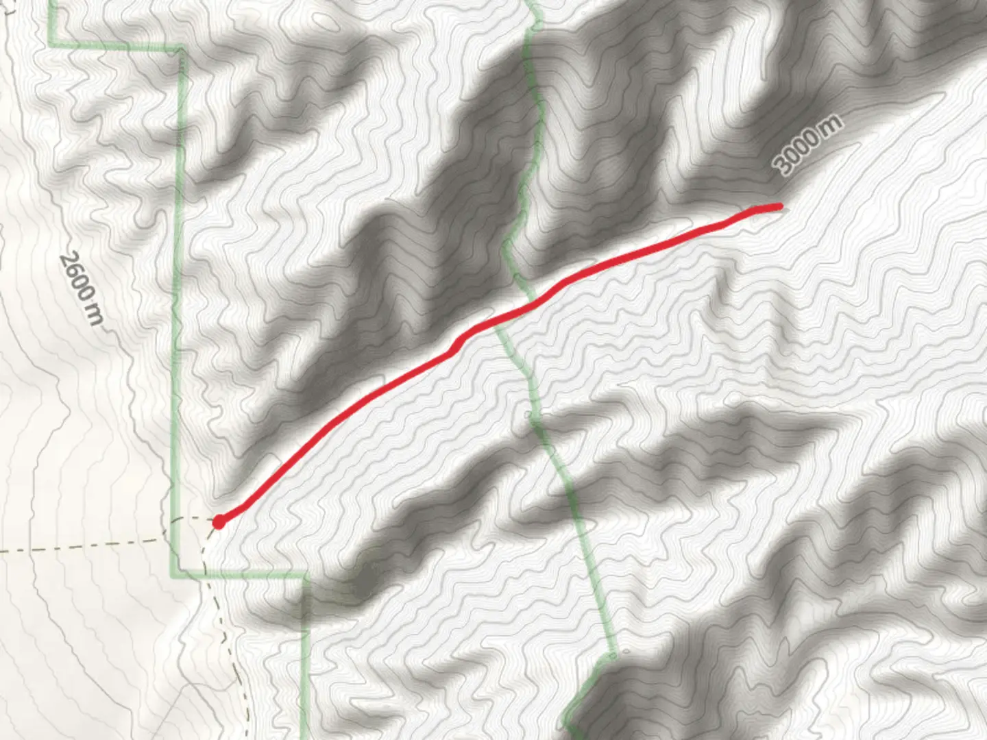 An image depicting the trail Rito Alto Trail - Short and its surrounding area.