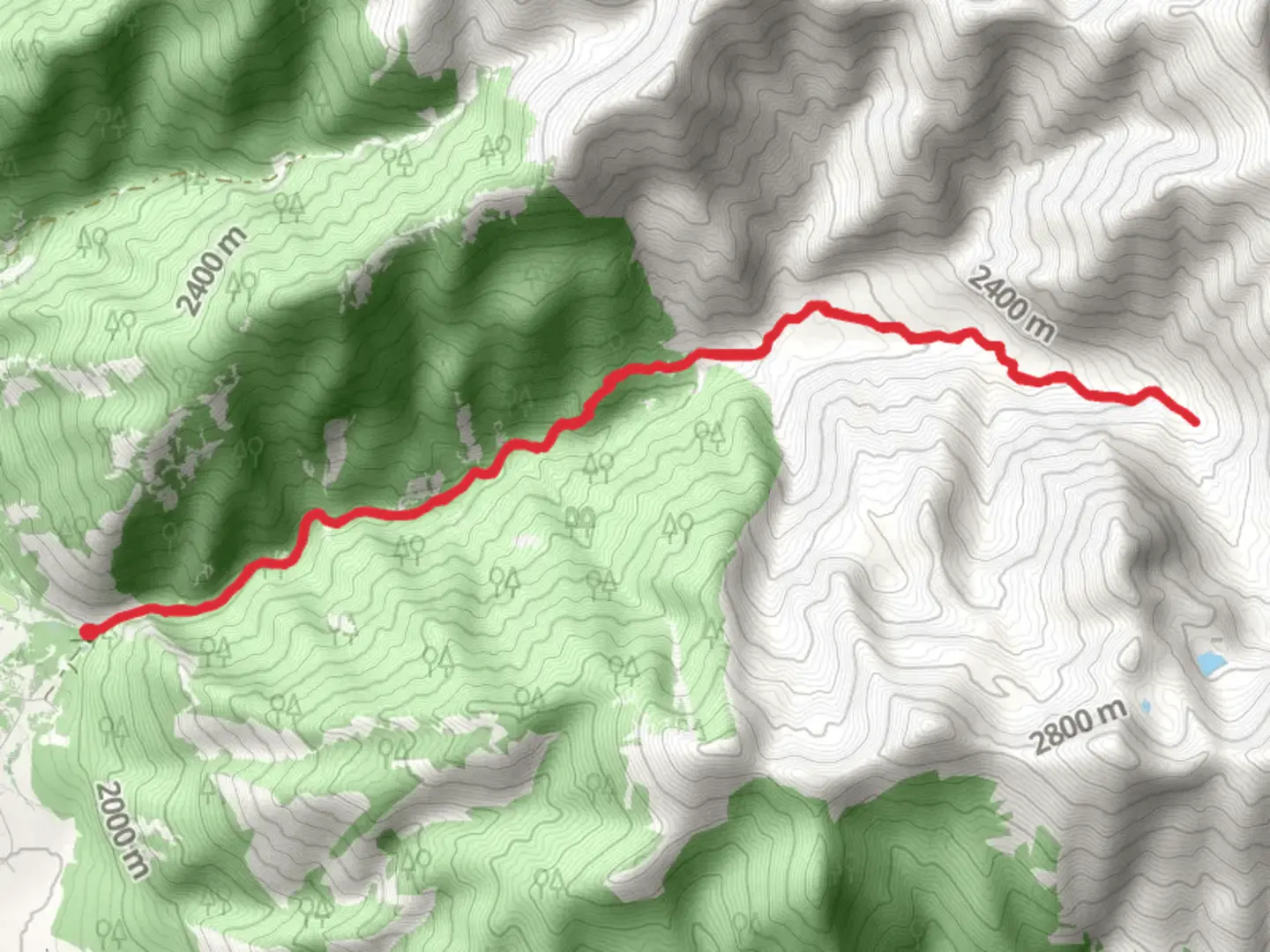 An image depicting the trail Cedar Creek and its surrounding area.