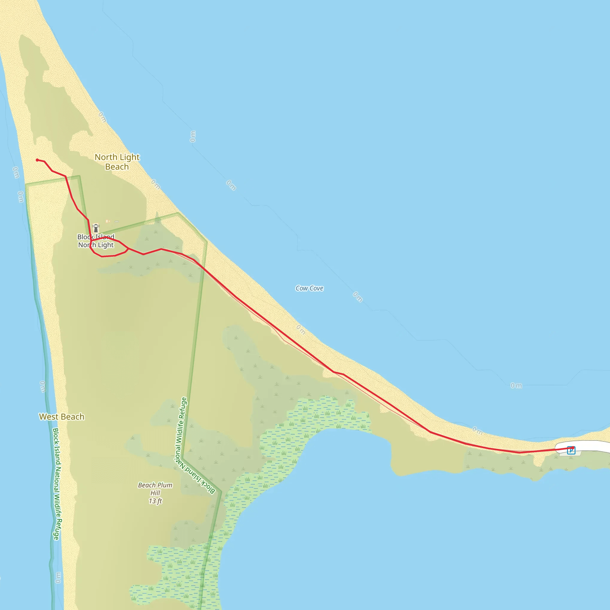 Corn Neck Road mobile static map