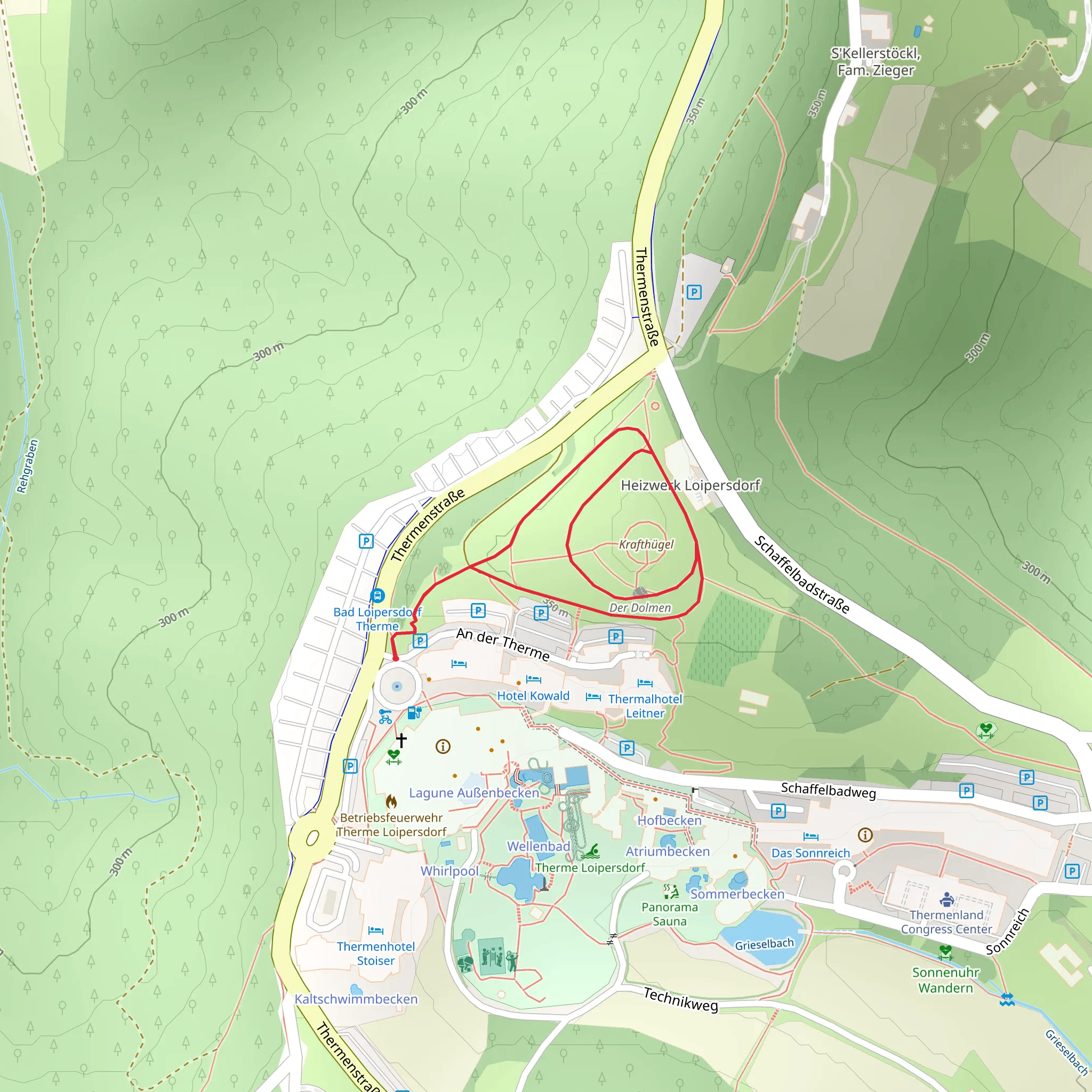 Kraftwanderweg mobile static map