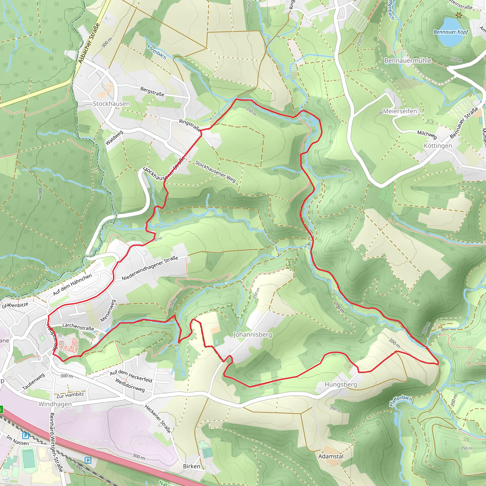 Stockhauser Weg mobile static map