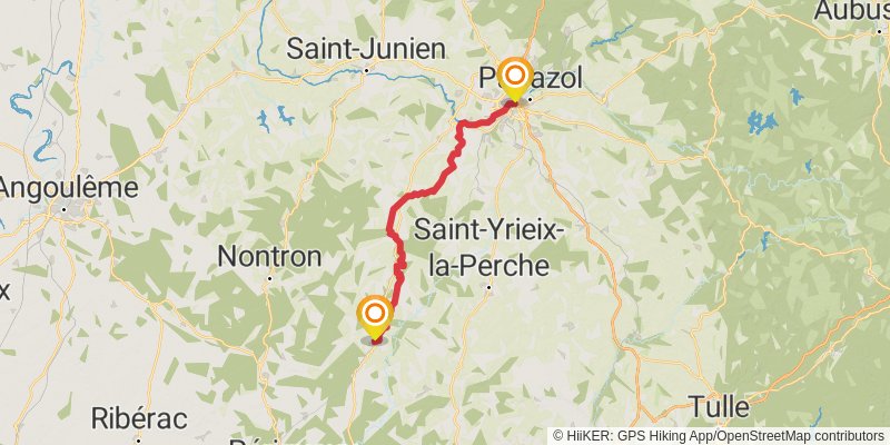 Via Lemovicensis stage 4 Map