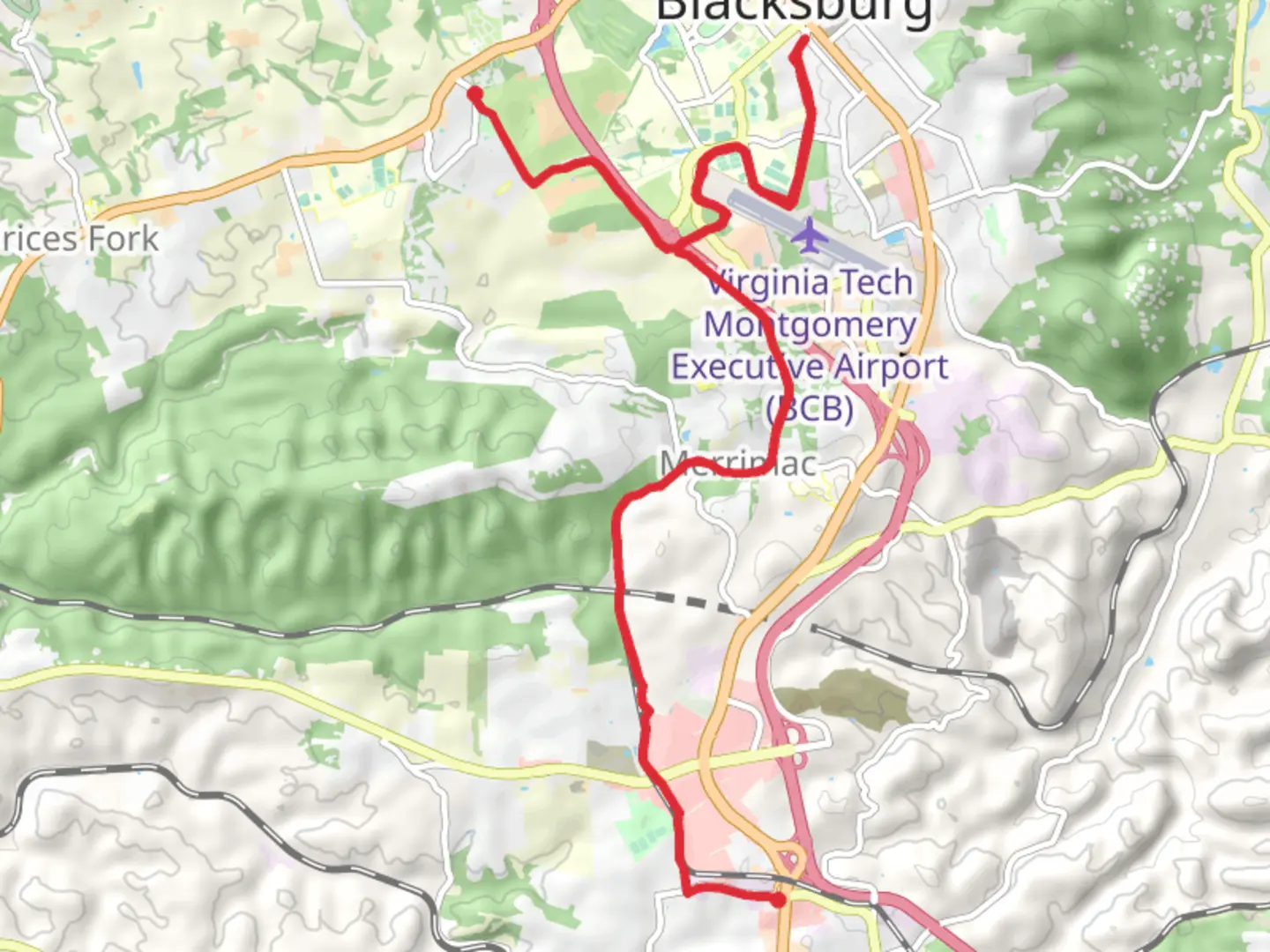 An image depicting the trail Huckleberry Trail and its surrounding area.