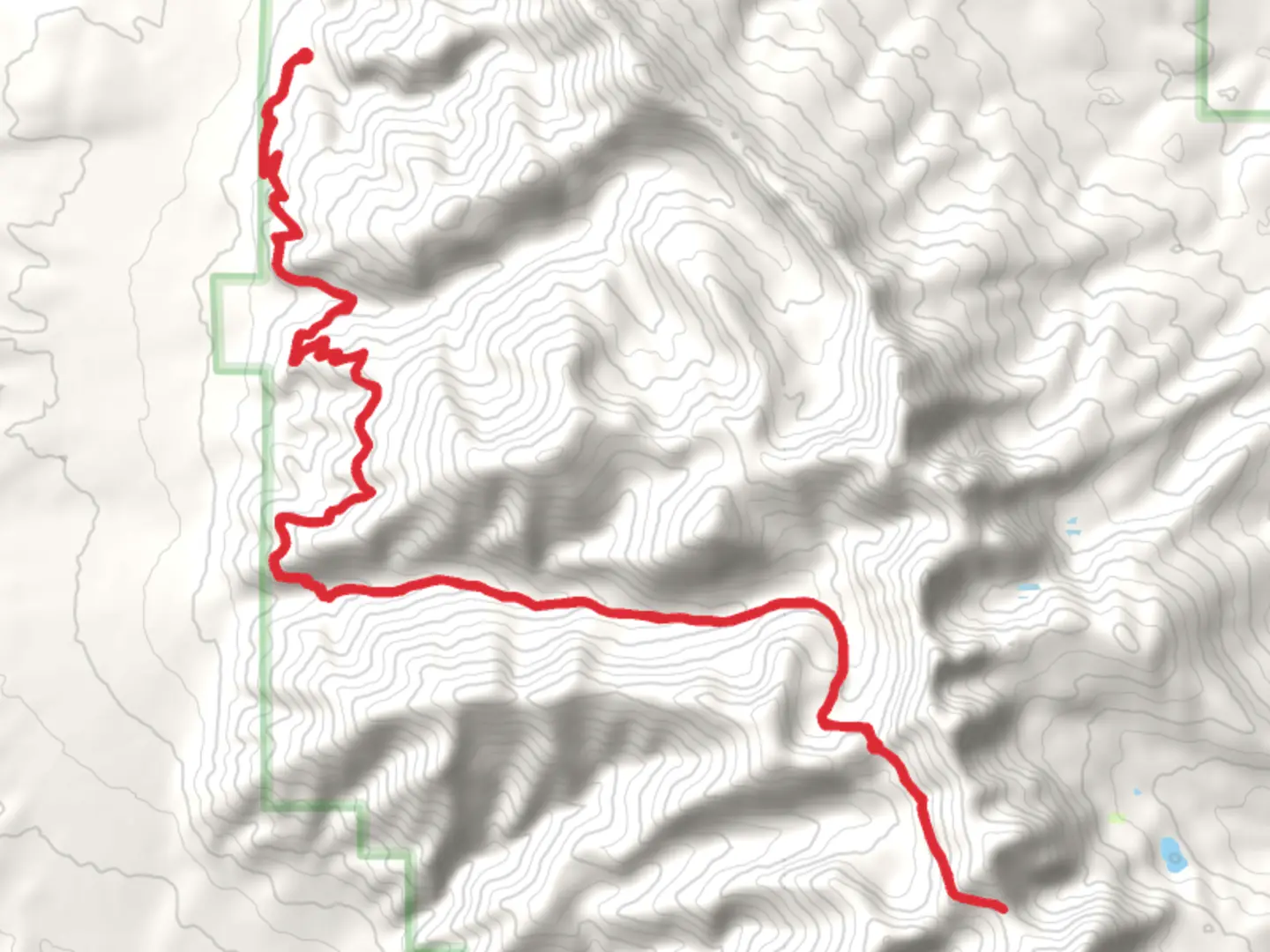 An image depicting the trail North Cottonwood Trail and its surrounding area.