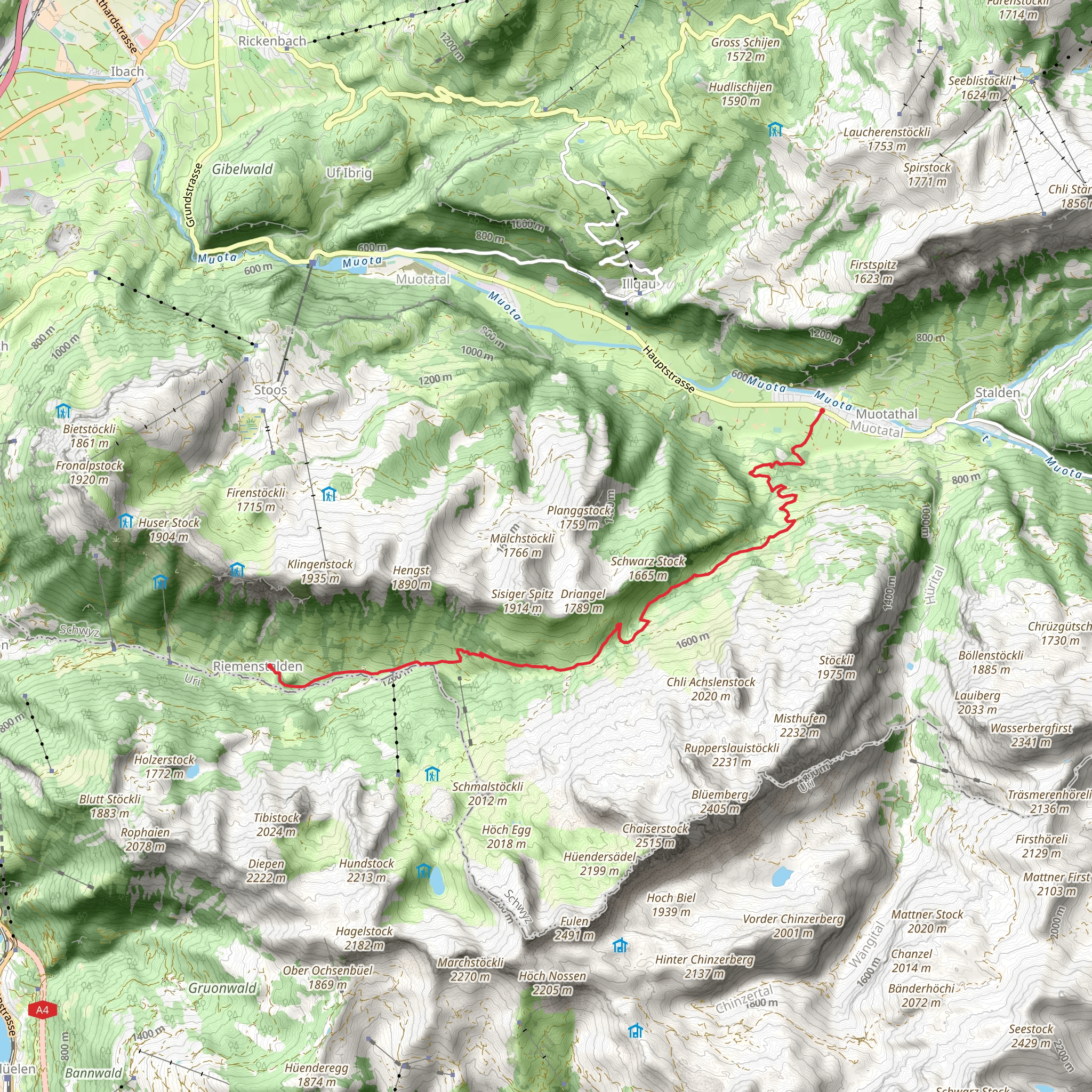 Muotathal – Höchi mobile static map
