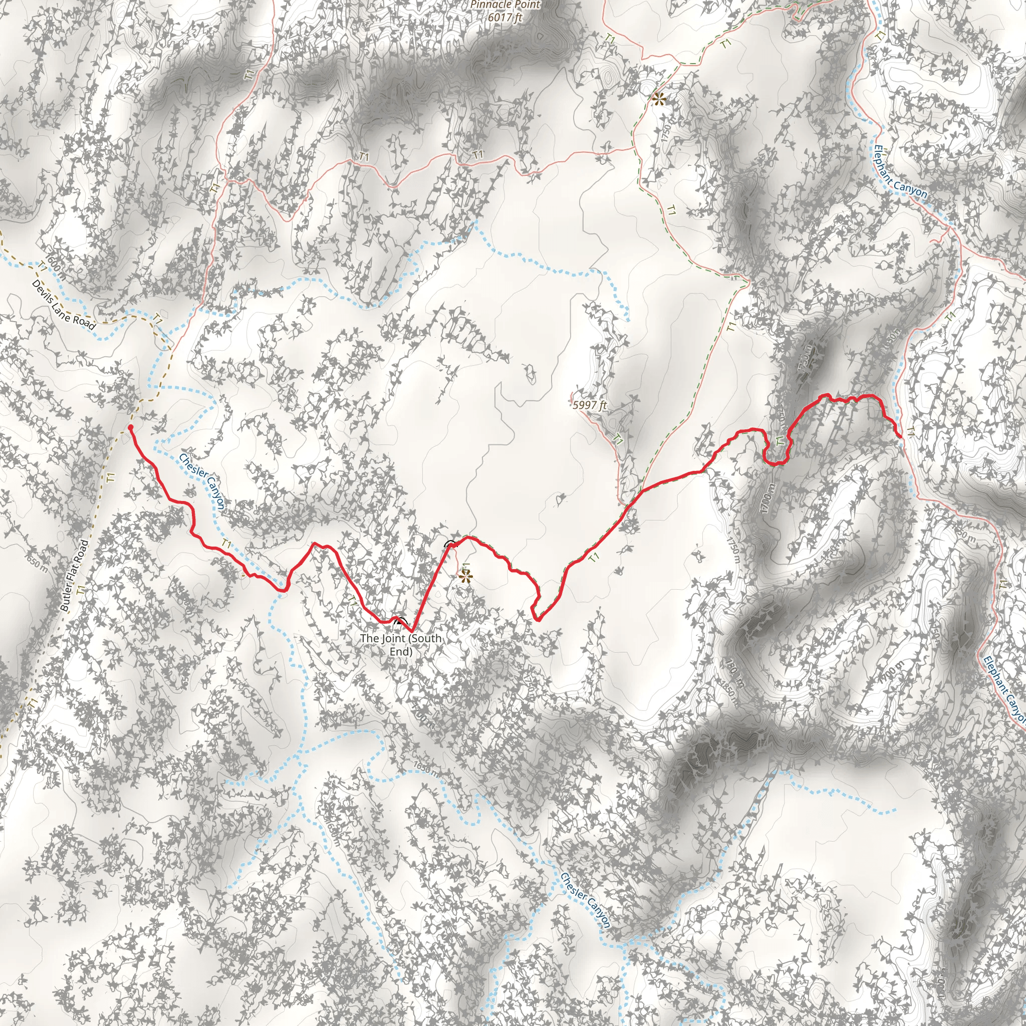 Joint Trail mobile static map