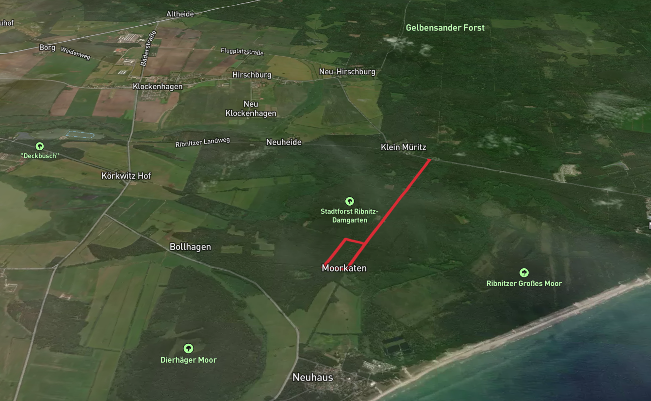 Fischländer Weg Out and Back