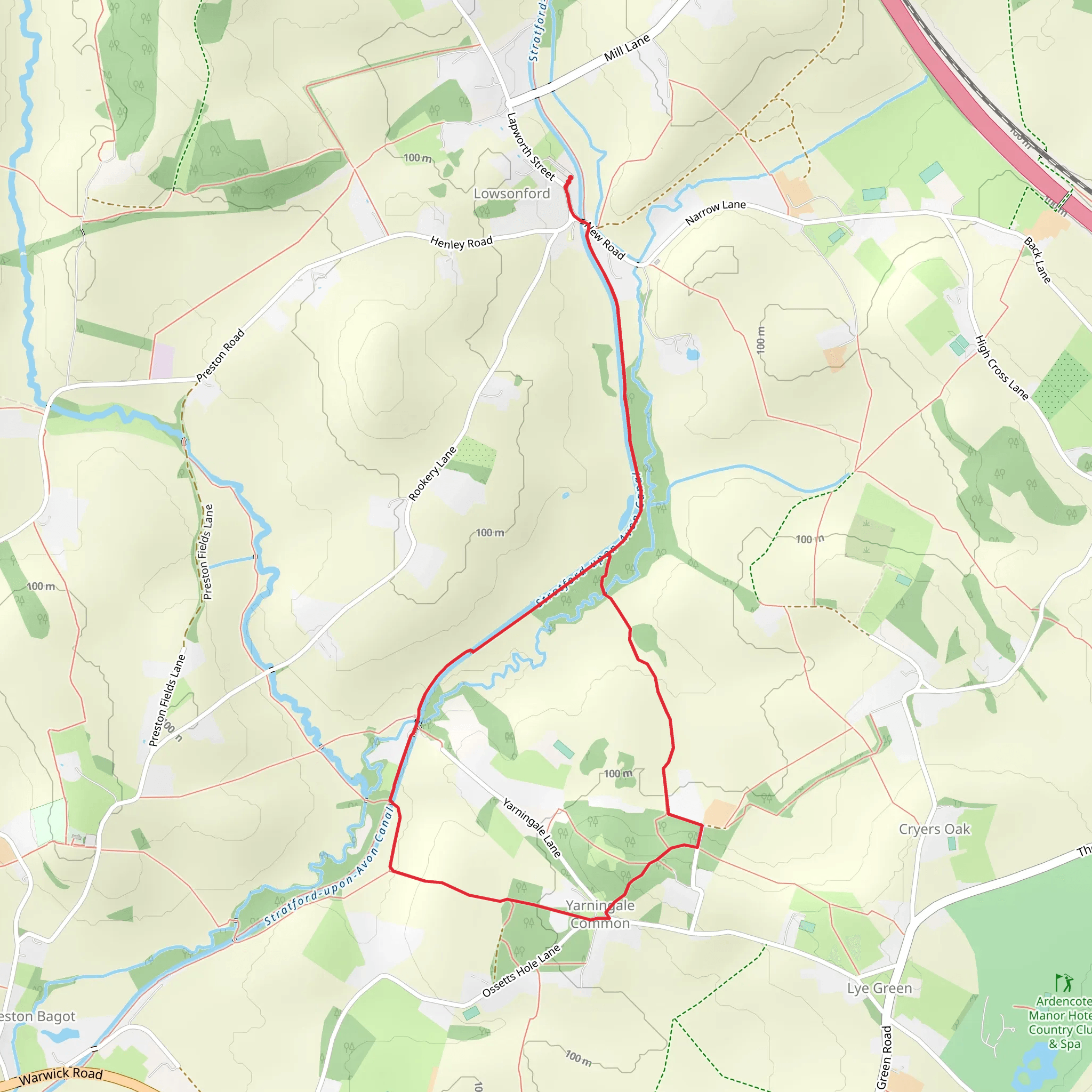 Mill Mound Walk mobile static map