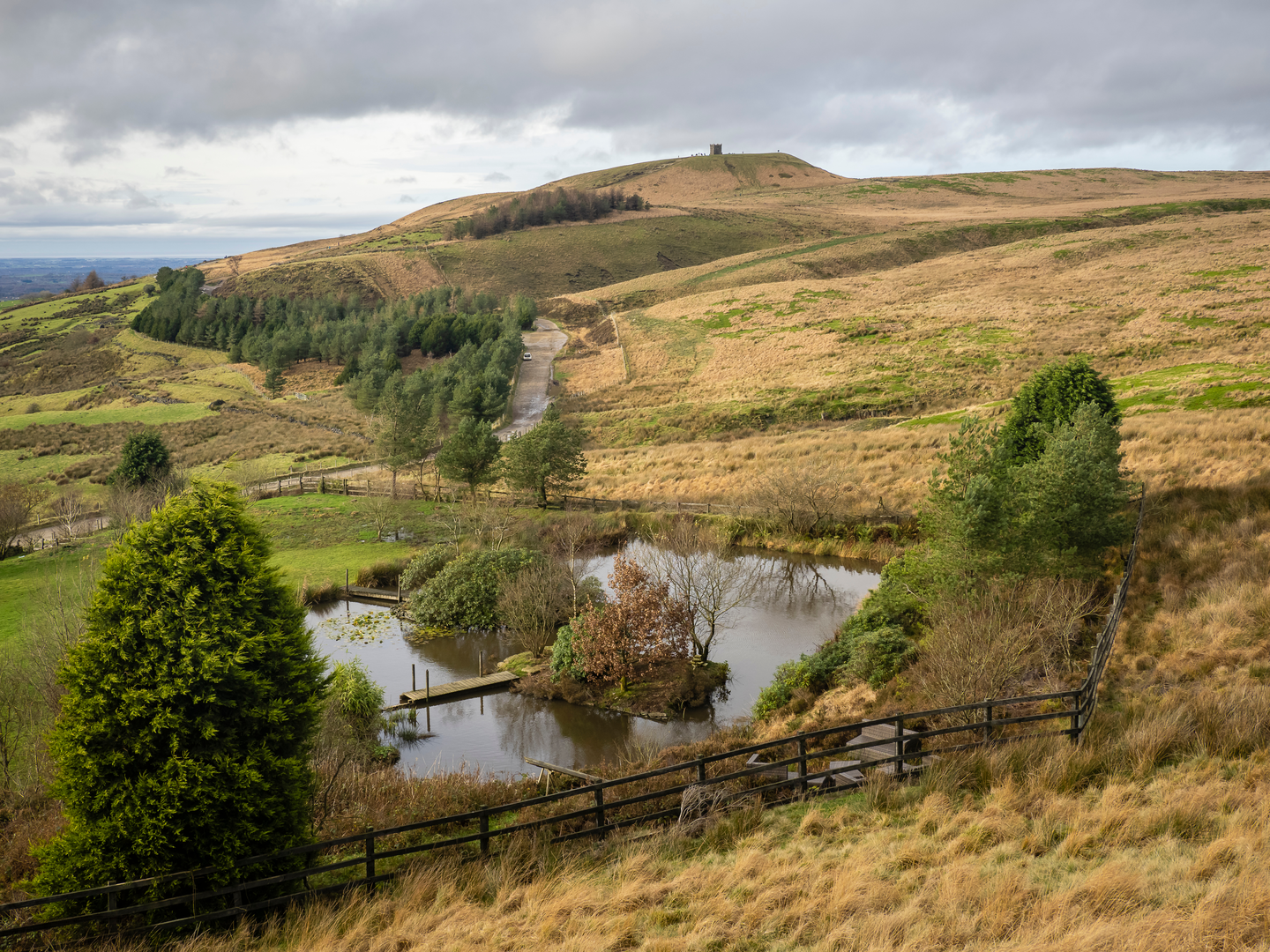 An image depicting the trail St Helens to Thornton-in-Craven in Lancashire and its surrounding area.