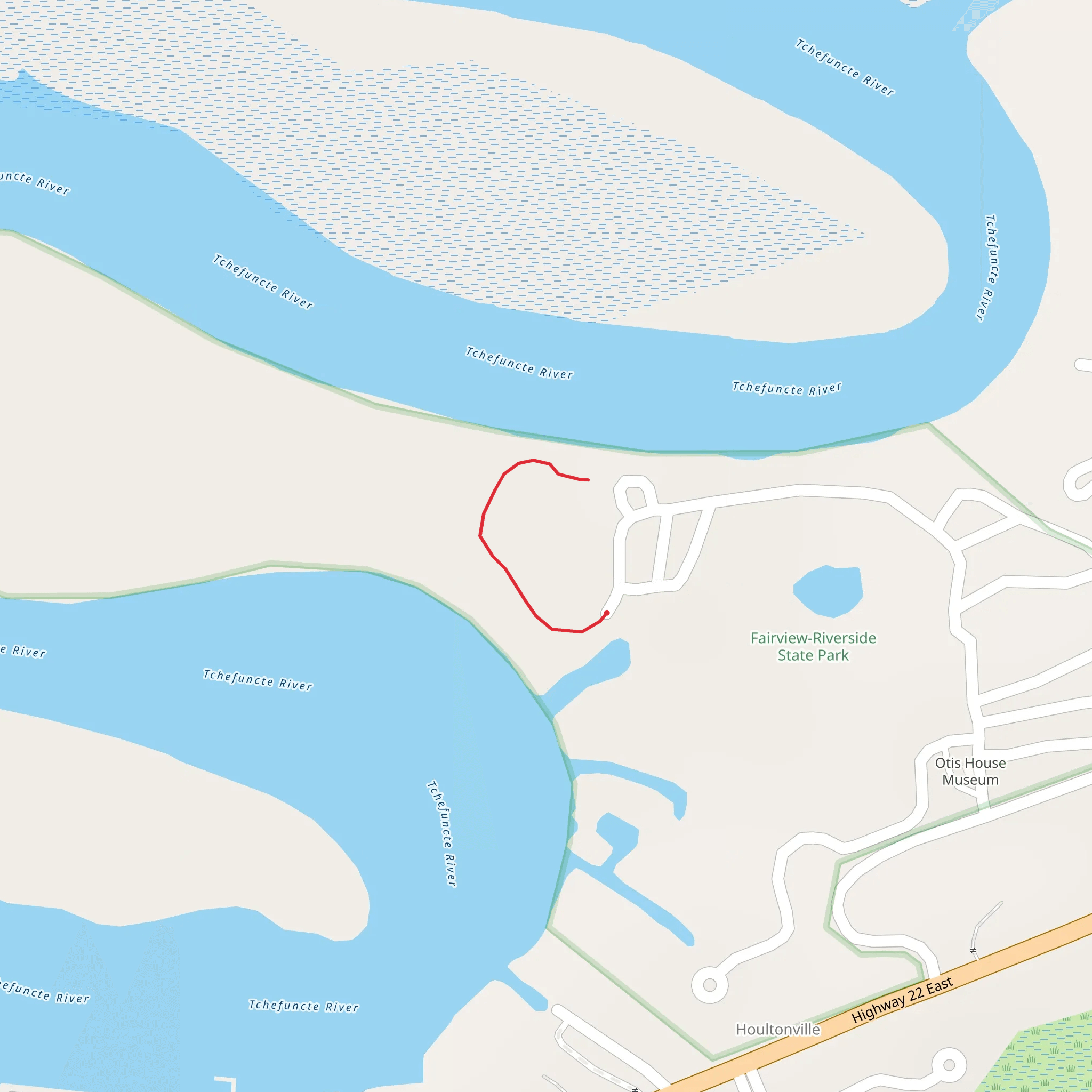 Fairview Riverside State Park mobile static map