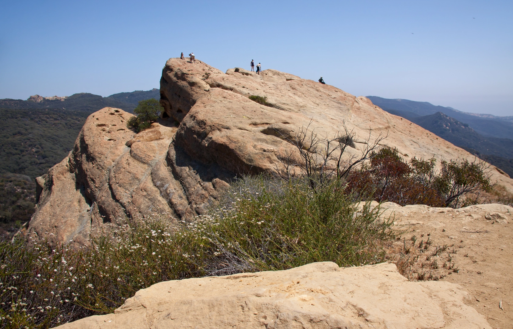 An image depicting the trail Eagle Springs Fire Road and Garapito Canyon Loop Trail and its surrounding area.