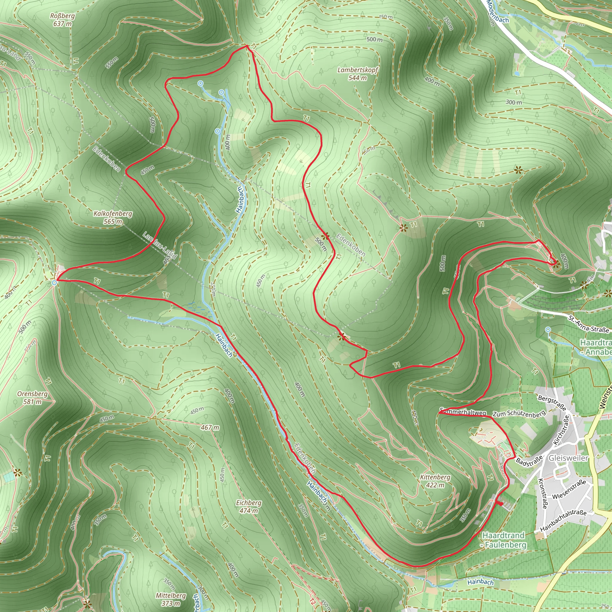Pfaelzer Huettentour mobile static map