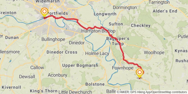 Wye Valley Walk stage 5 Map