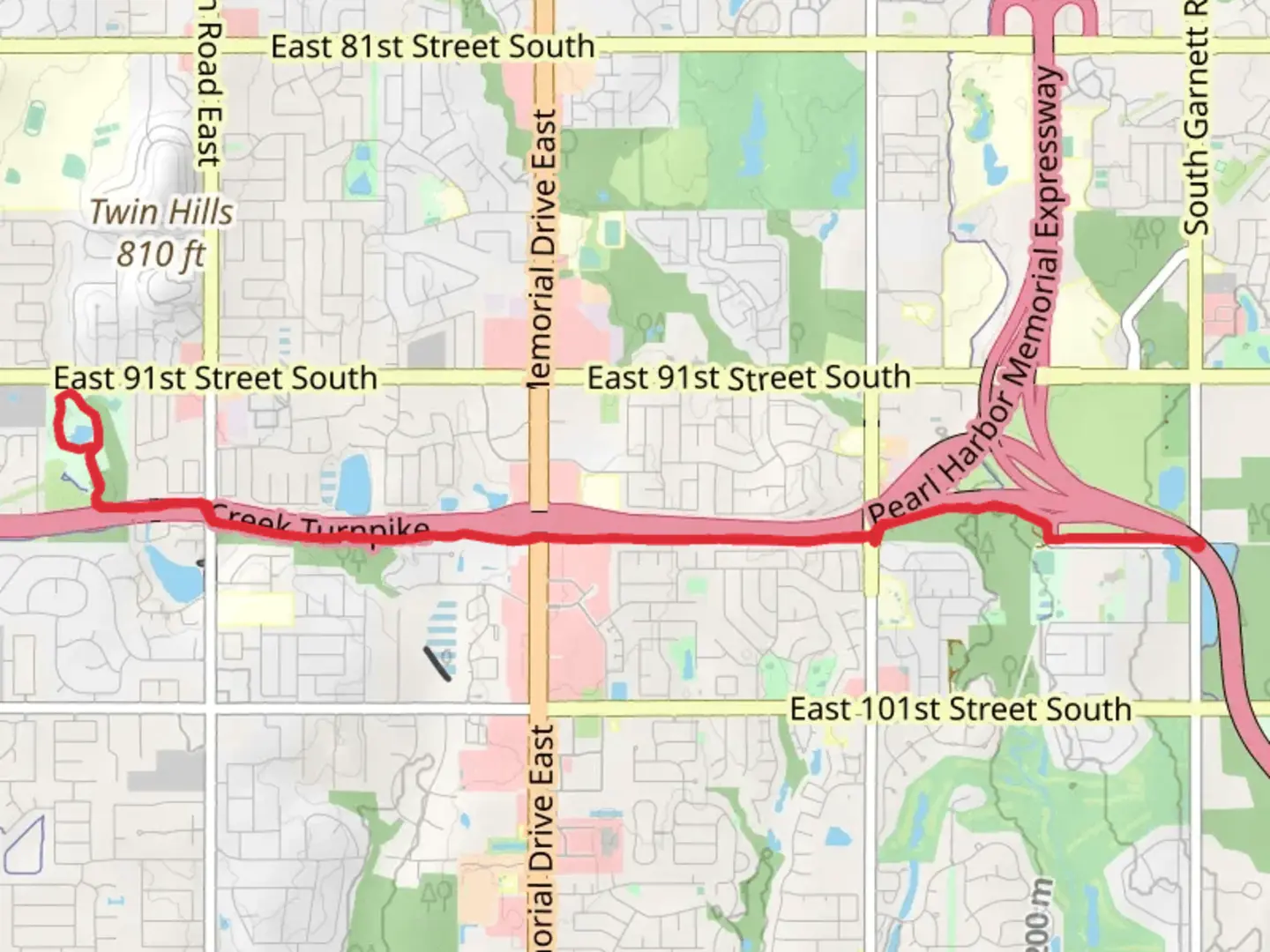 An image depicting the trail Hunter Park Pond via Creek Turnpike Trail and its surrounding area.