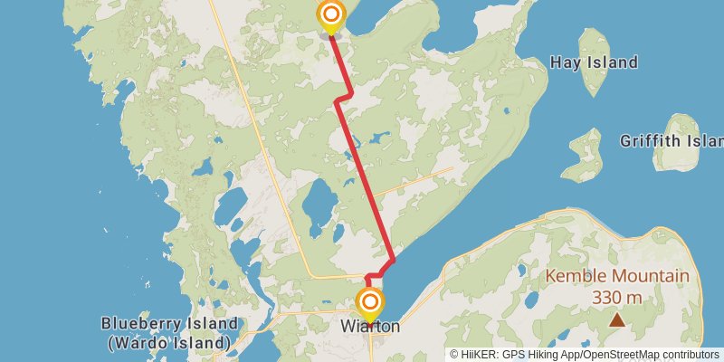 Waterfront Trail stage 83 Map