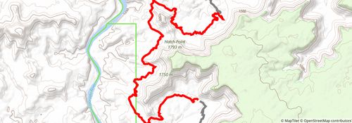American Discovery Trail South Route stage 292 Map