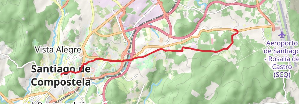 Camino Frances 4-Day Gentle Tour (Hillwalk Tours) stage 2 Map