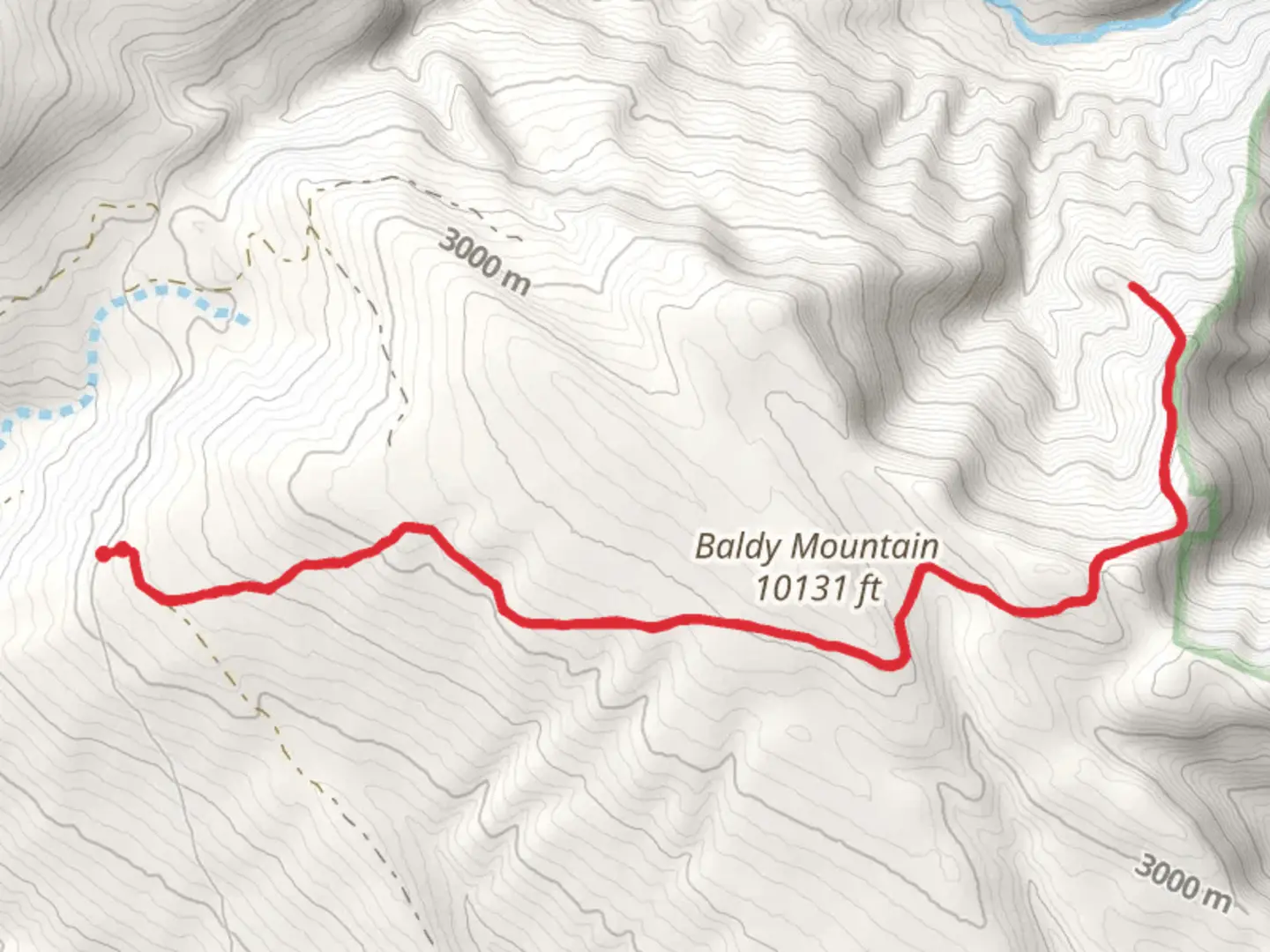 An image depicting the trail Medicine Mine Trail via Baldy Loop Trail and its surrounding area.