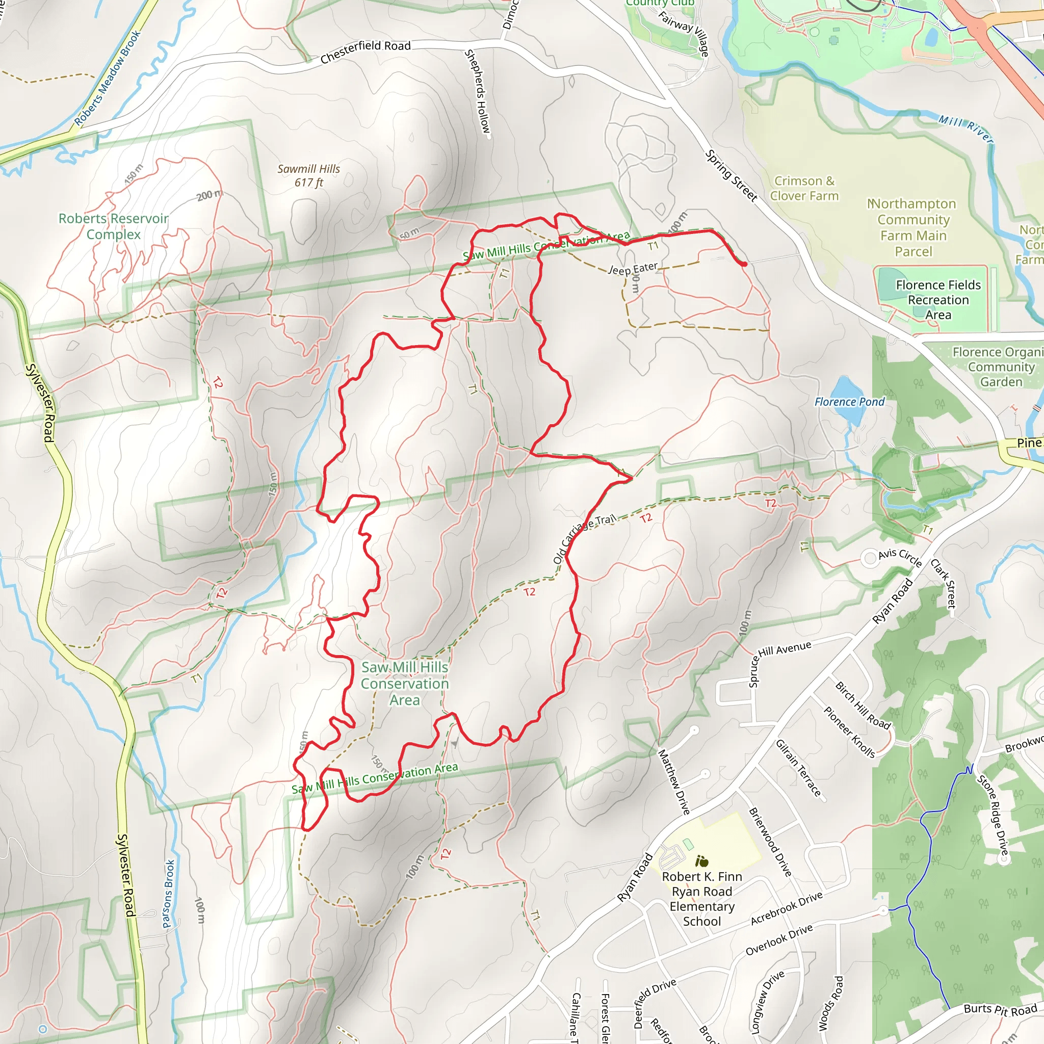 Dingleberry Loop mobile static map