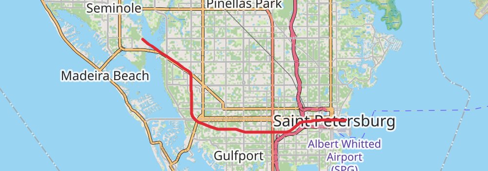 Pinellas Trail stage 3 Map