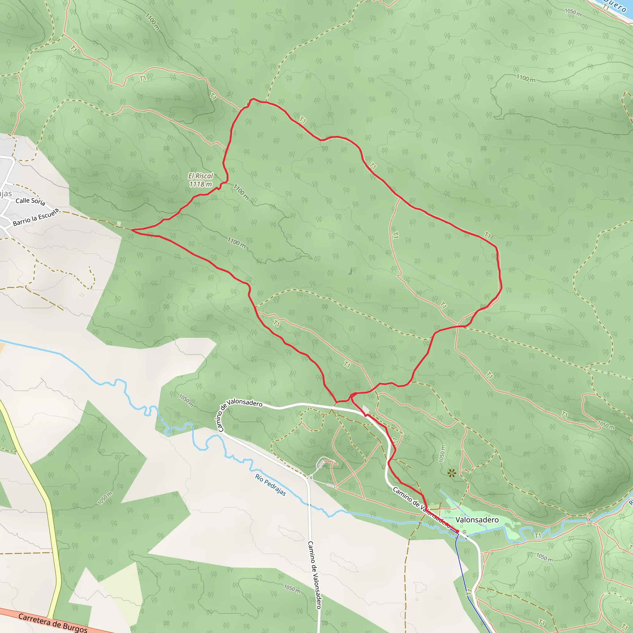 Satin of the Vega de Baturro PR SO 60 mobile static map