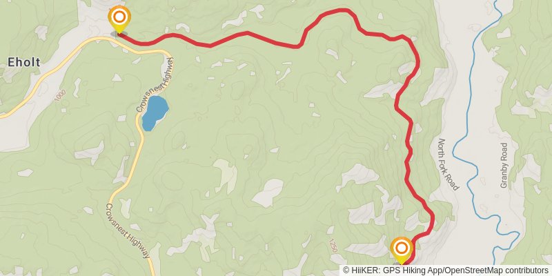 Kettle Valley Rail Trail stage 7 Map