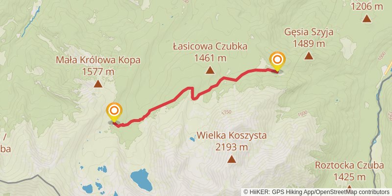 Tatras Mountains alt 1 Map