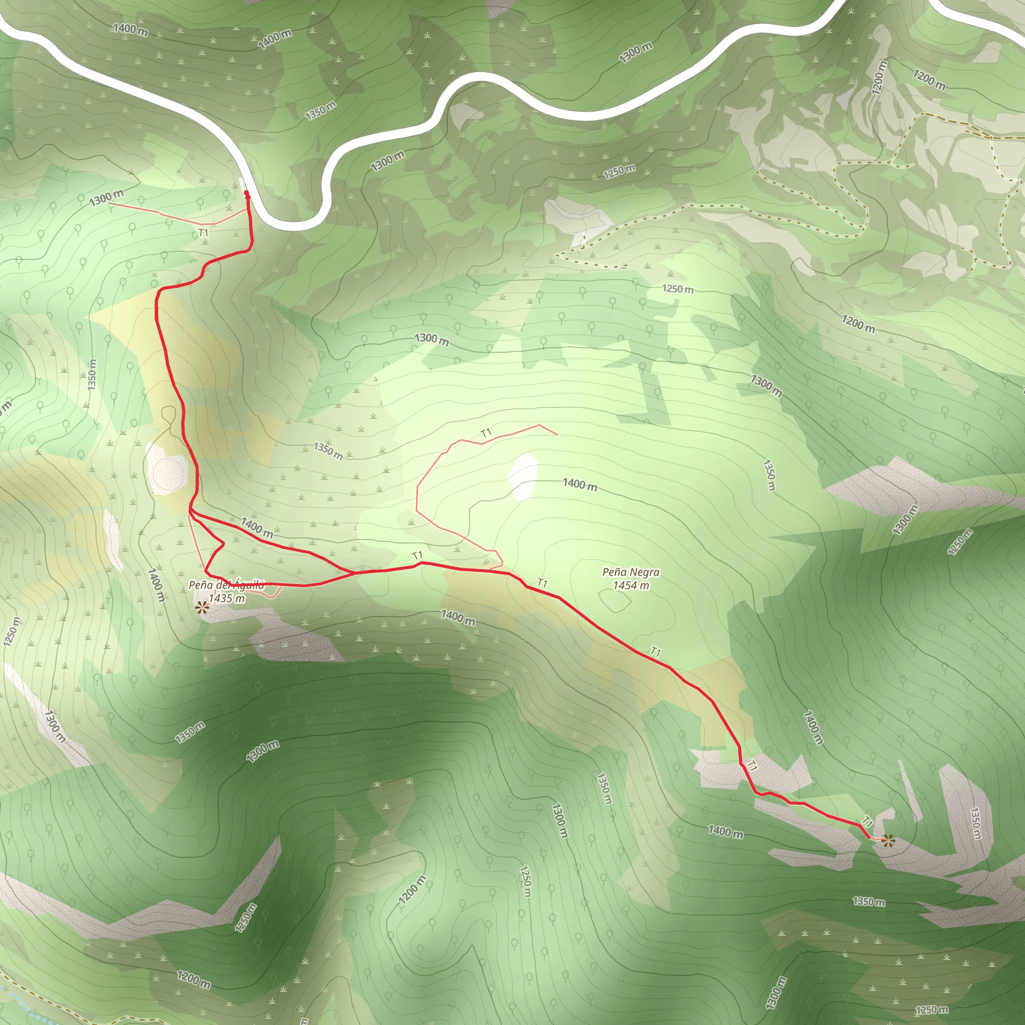 Path of the Giant of the Narrow Valley PR P 7 mobile static map