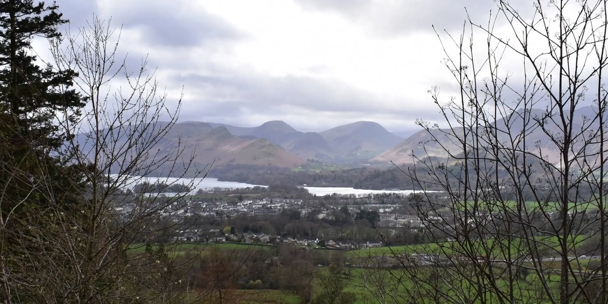 An image depicting the trail Latrigg Walk and its surrounding area.