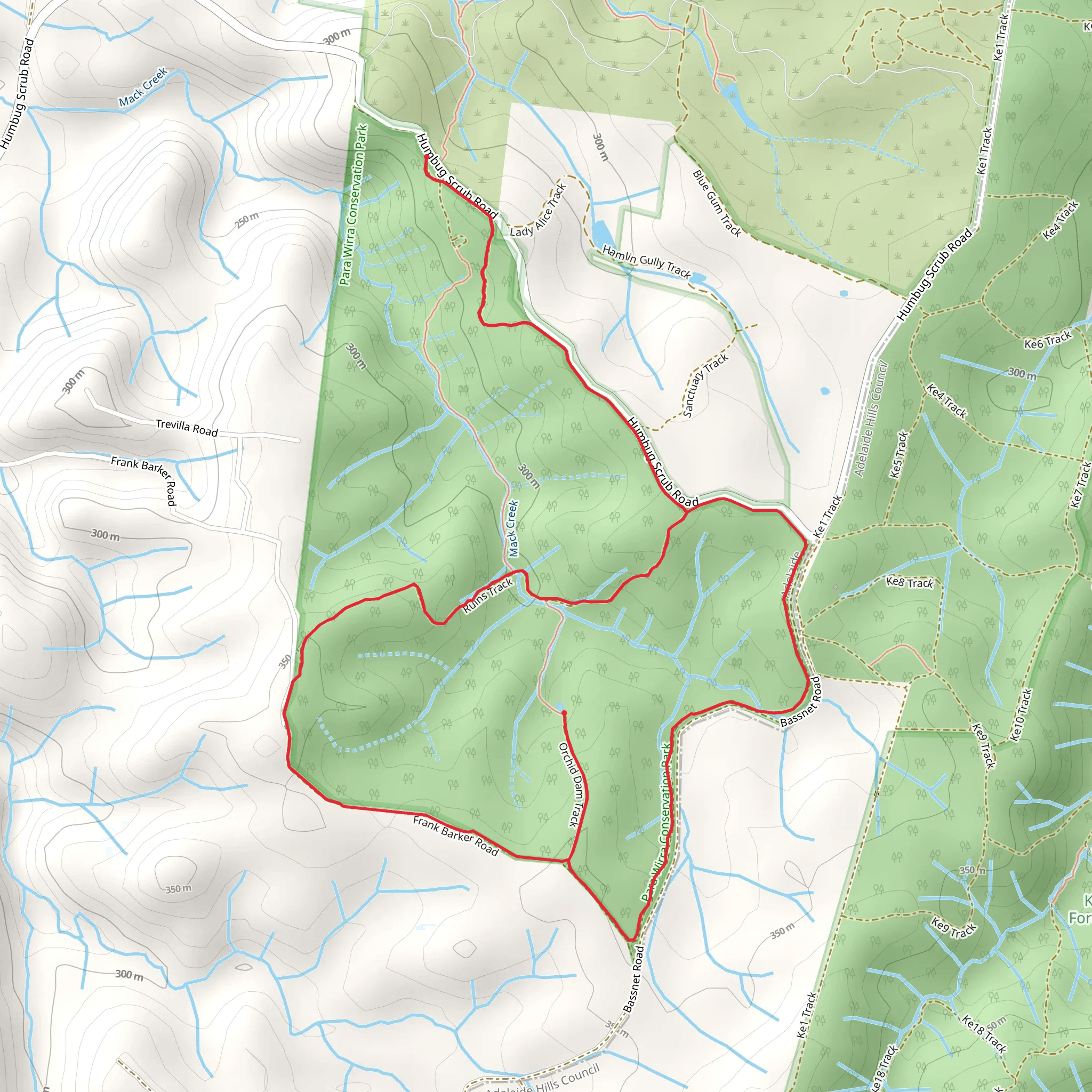 Horseplay Trail mobile static map